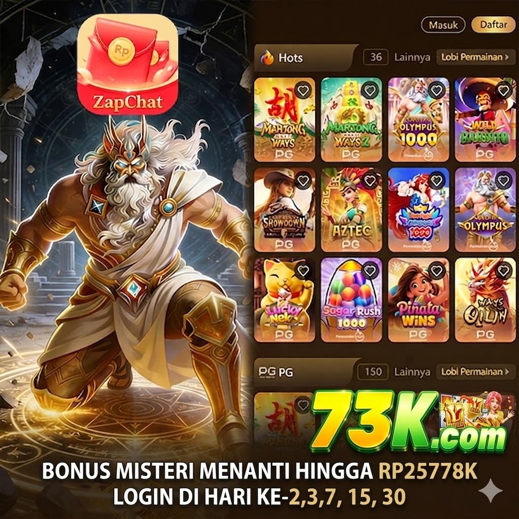 73K - Situs Resmi Slot Online dan Pilihan Game PG Soft