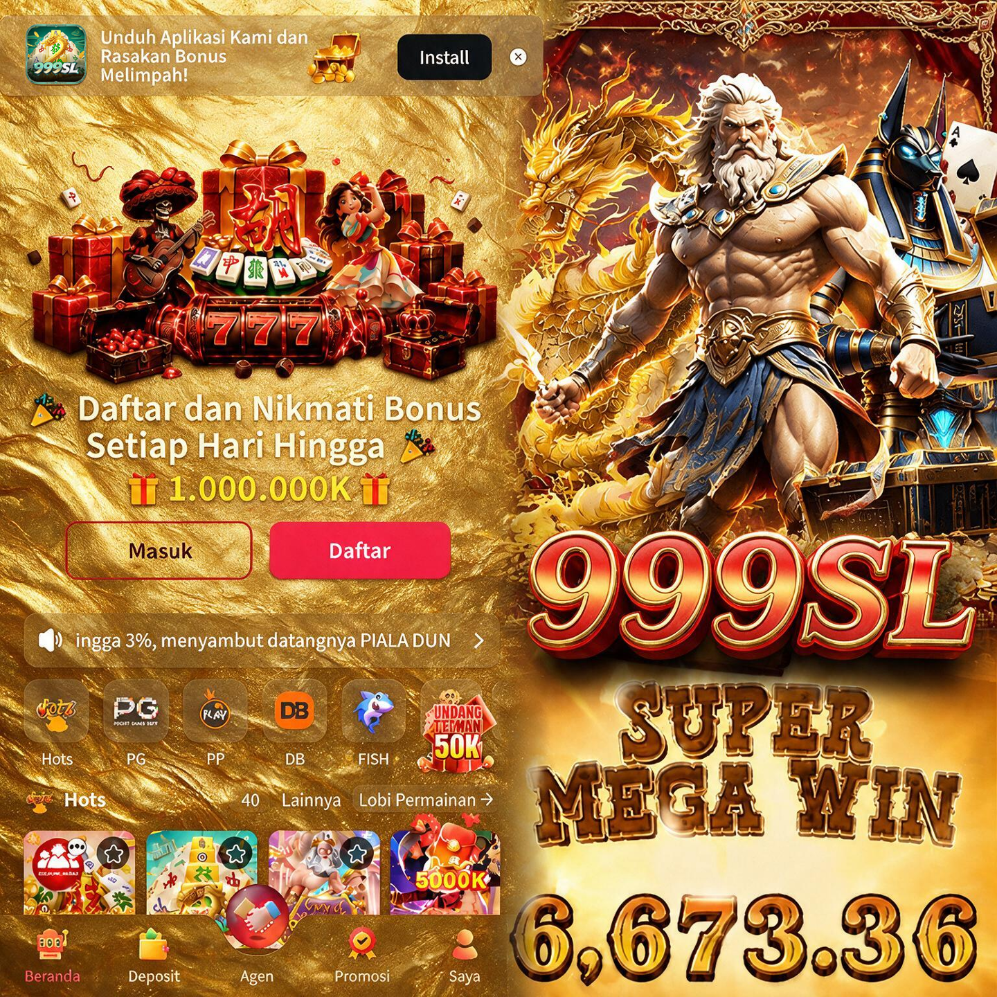 999SL - Daftar Game Online dengan Pilihan Slot yang Beragam