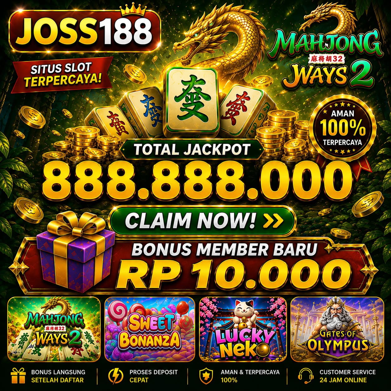 JOSS188 - Situs Slot Online Resmi dengan Akses Daftar dan Login