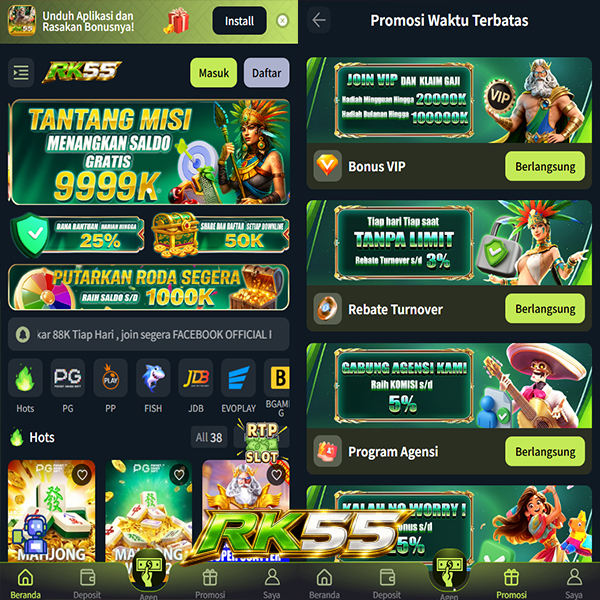 RK55 - Daftar Game Online dengan Pilihan Slot yang Beragam