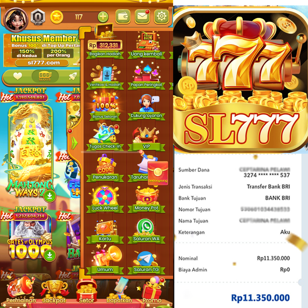 SL777 - Situs Resmi Slot Online dan Pilihan Game PG Soft